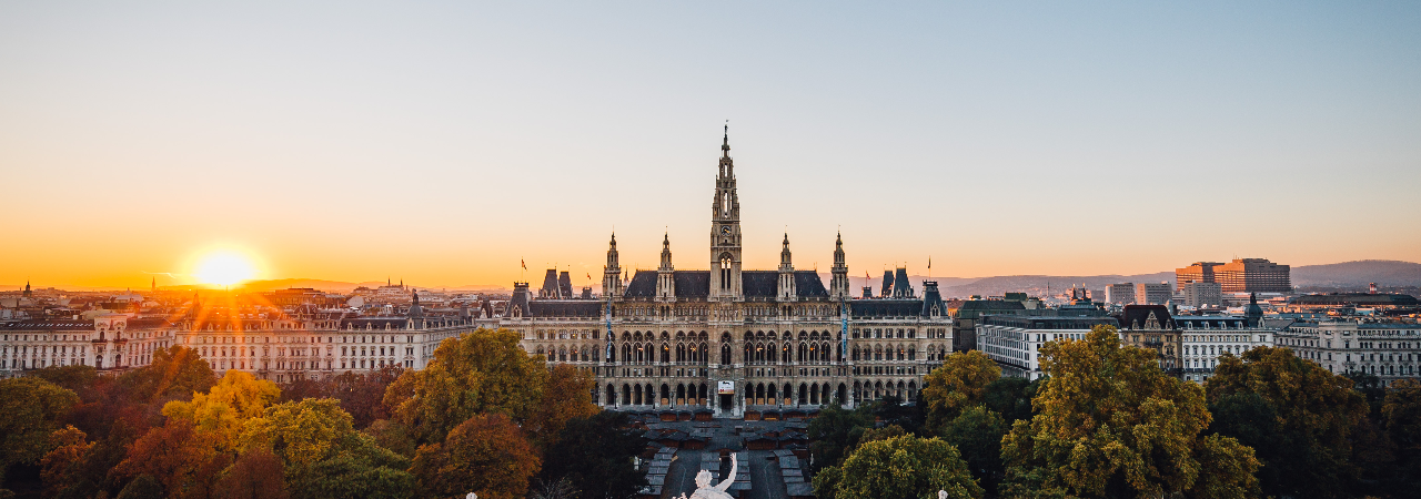 Blick auf das Wiener Rathaus