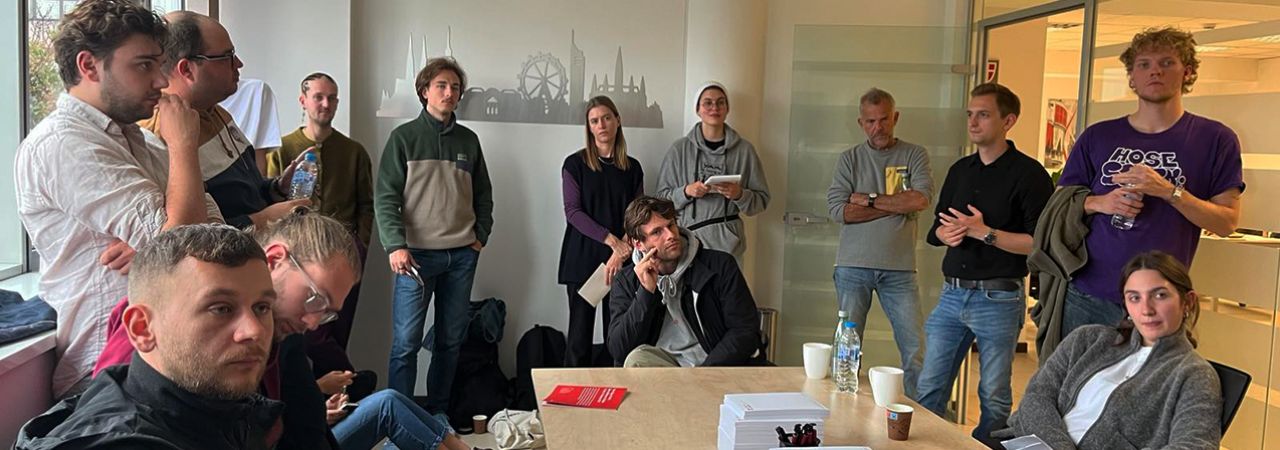 Wiener Studierende im Sofioter Büro