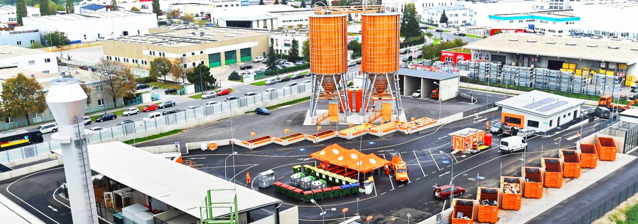 Mistplatz Rinterzelt in Wien